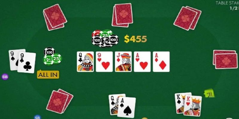 cach choi bai poker chi tiet cac lua chon o moi vong cuoc Quy tắc chung trong cách chơi bài poker Texas Hold’em